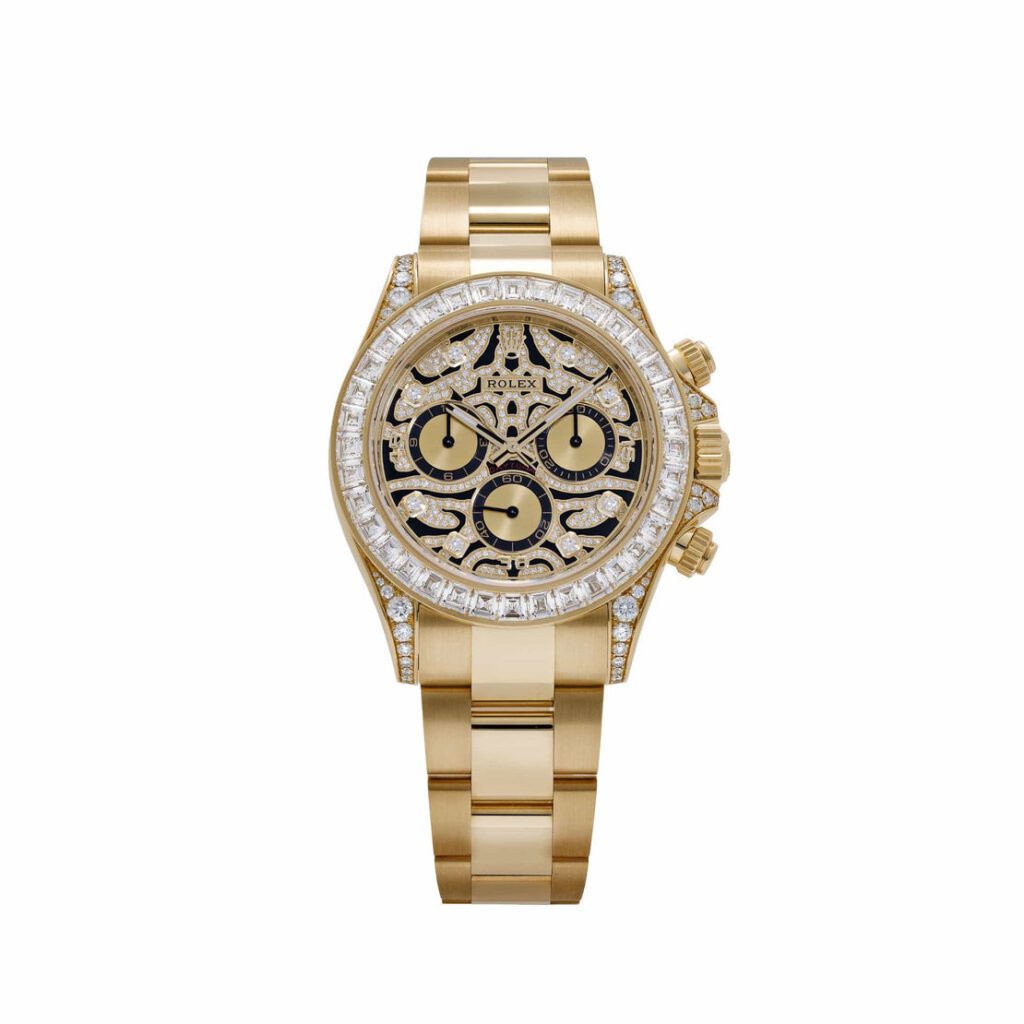 Rolex Daytona ‘Eye of the Tiger’ 116598TBR Yellow Gold Diamond Accents