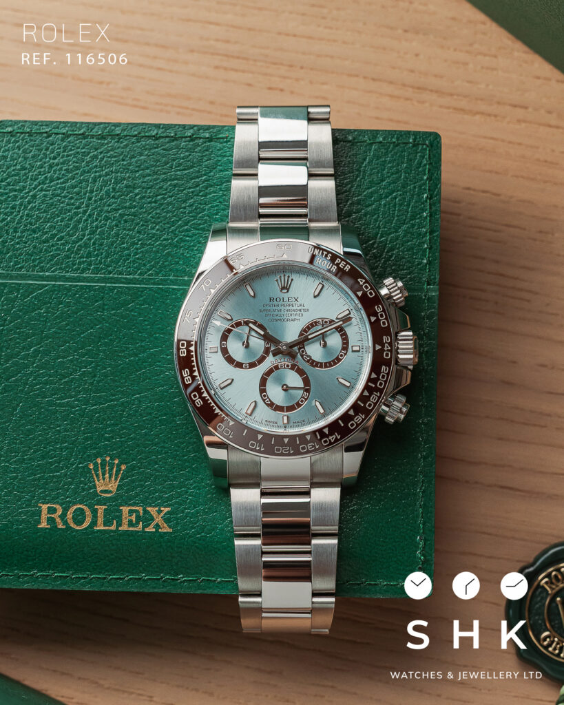 Rolex Daytona 116506 Platinum Ice Blue Dial