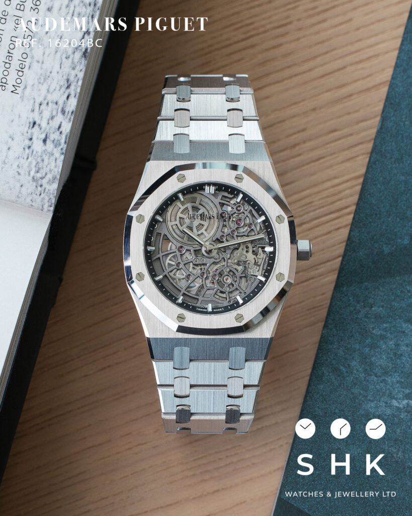 Audemars Piguet Royal Oak 16204BC Jumbo Extra-Thin Openworked White Gold