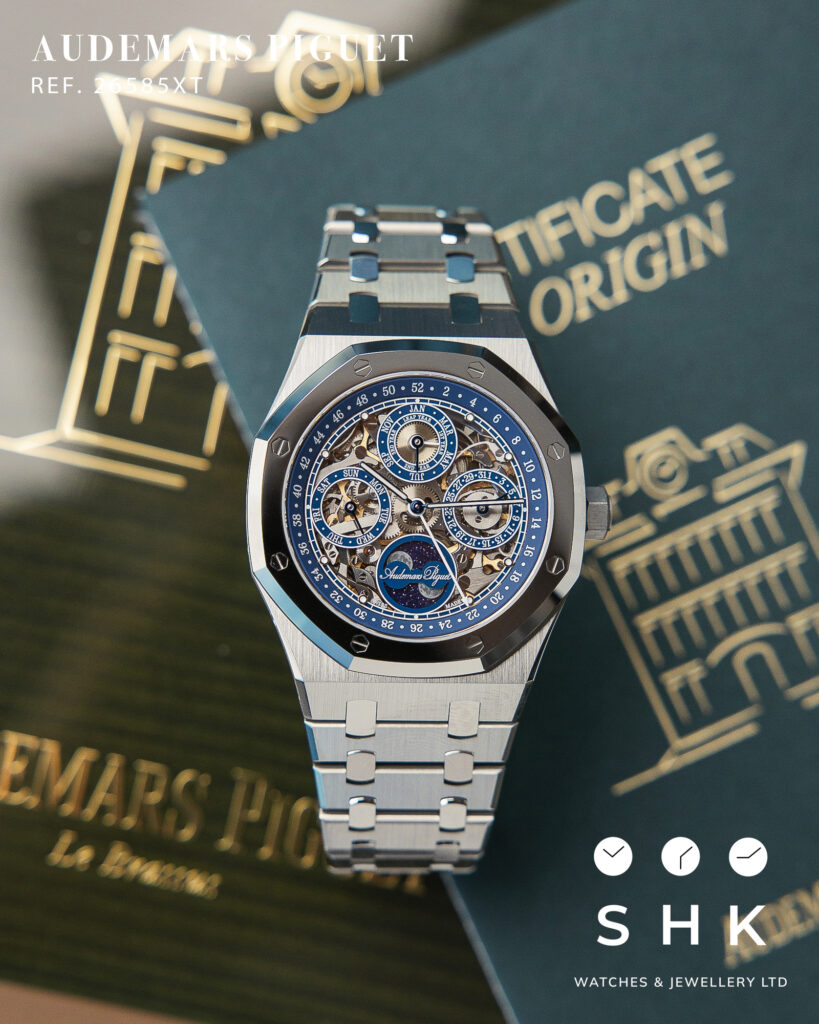 Audemars Piguet Royal Oak Perpetual Calendar 26585XT 150th Anniversary Titanium Sapphire Dial Limited Edition of 150