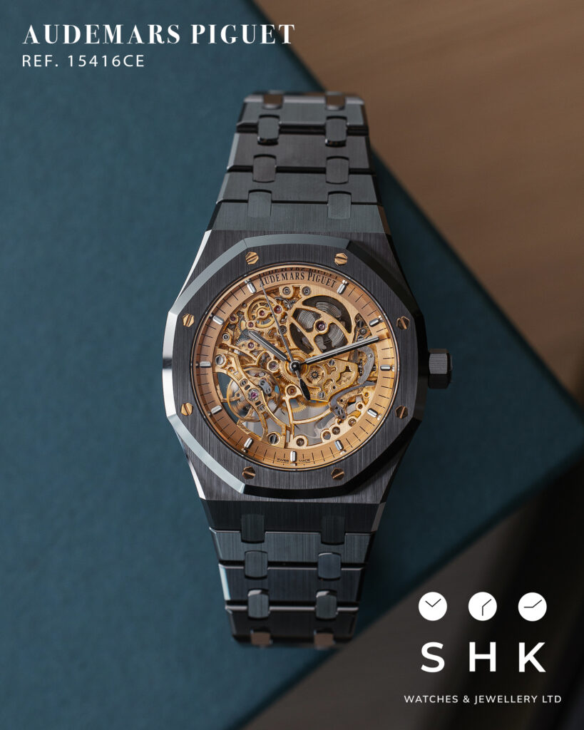 Audemars Piguet Royal Oak 15416CE Double Balance Wheel Black Ceramic Openworked Dial Limited Edition of 150