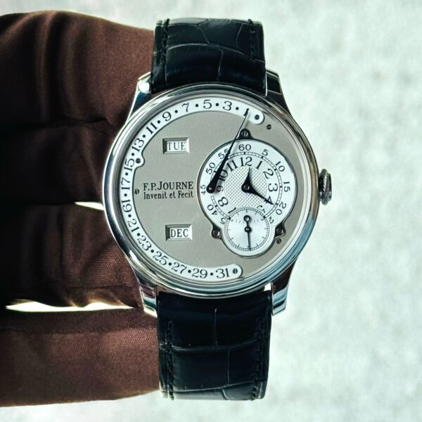 F.P J OCTA CALENDRIER PLATINUM SILVER DIAL 2007