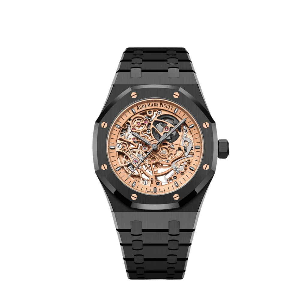 Audemars Piguet Royal Oak 15416CE Double Balance Wheel Black Ceramic Openworked Dial Limited Edition of 150