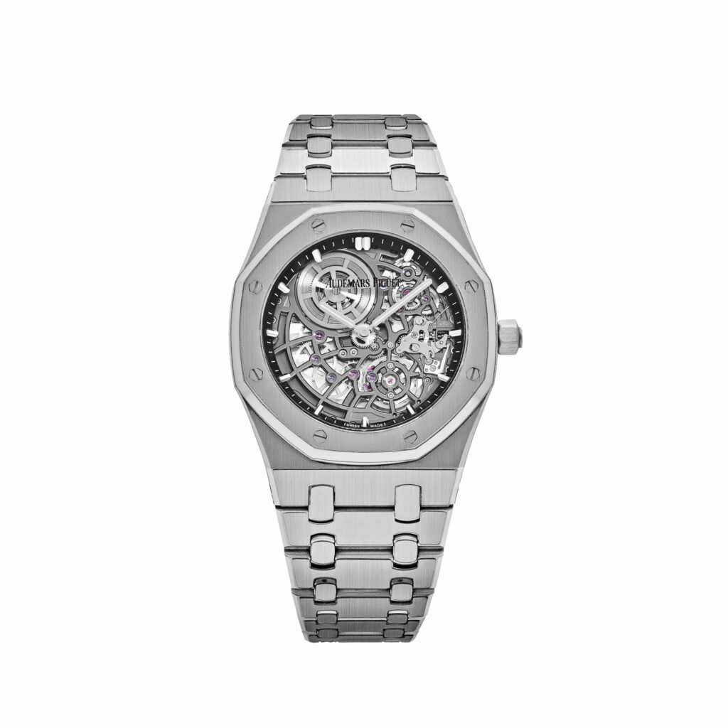 Audemars Piguet Royal Oak 16204BC Jumbo Extra-Thin Openworked White Gold