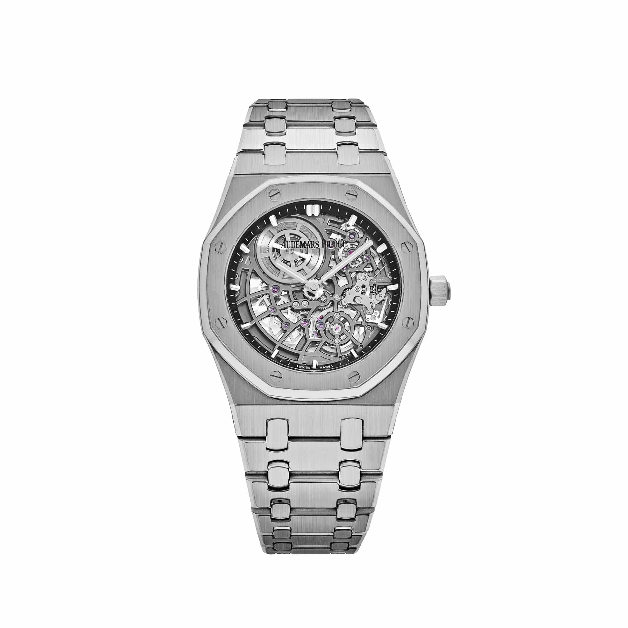 Audemars Piguet Royal Oak 16204BC Jumbo Extra-Thin Openworked White Gold