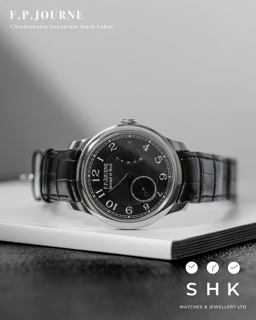 F.P.Journe Chronomètre Souverain Ref. CS Black Label Platinum Black Dial