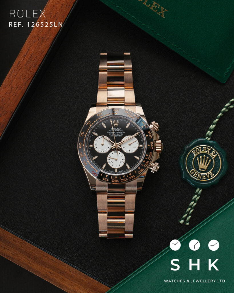 Rolex Daytona 126525LN ‘Le Mans’ Rose Gold Bright Black Dial