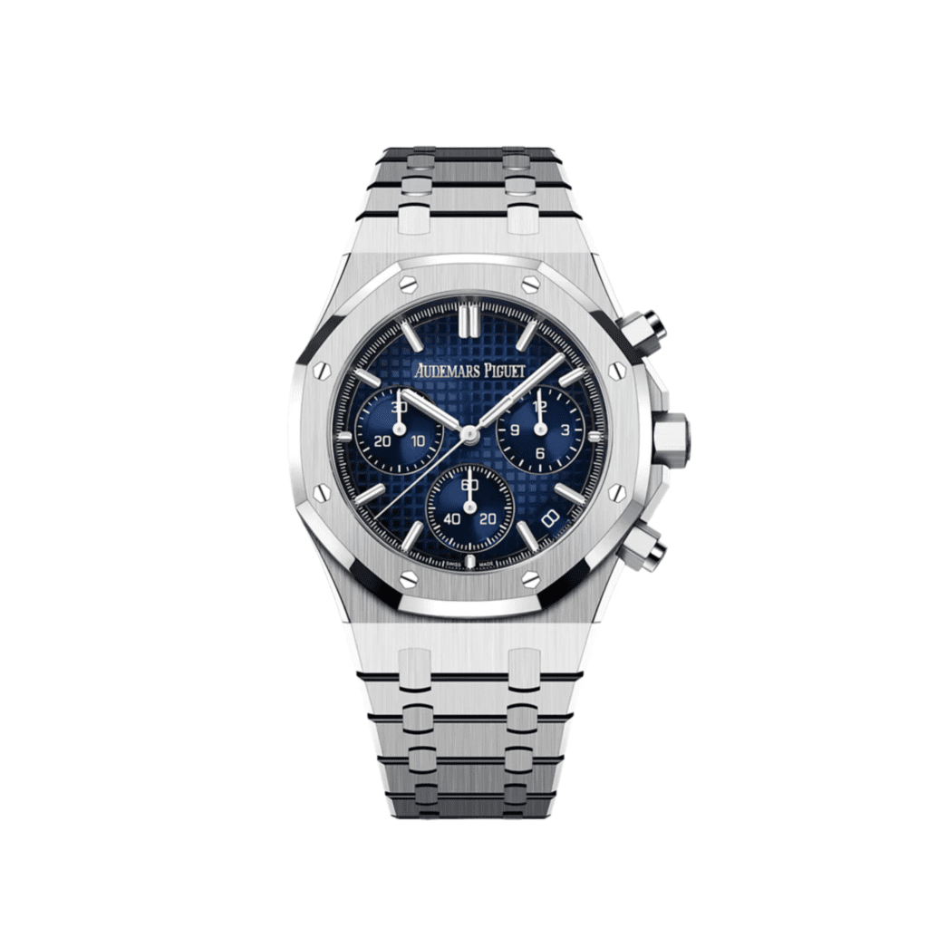 Audemars Piguet Royal Oak 26240BC Chronograph White Gold Smoked Blue Dial
