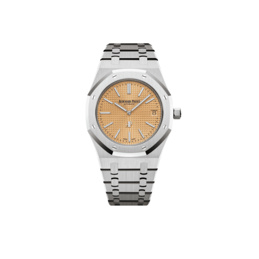 Audemars Piguet Royal Oak 15202BC ‘Jumbo’ Extra-Thin White Gold Salmon Dial