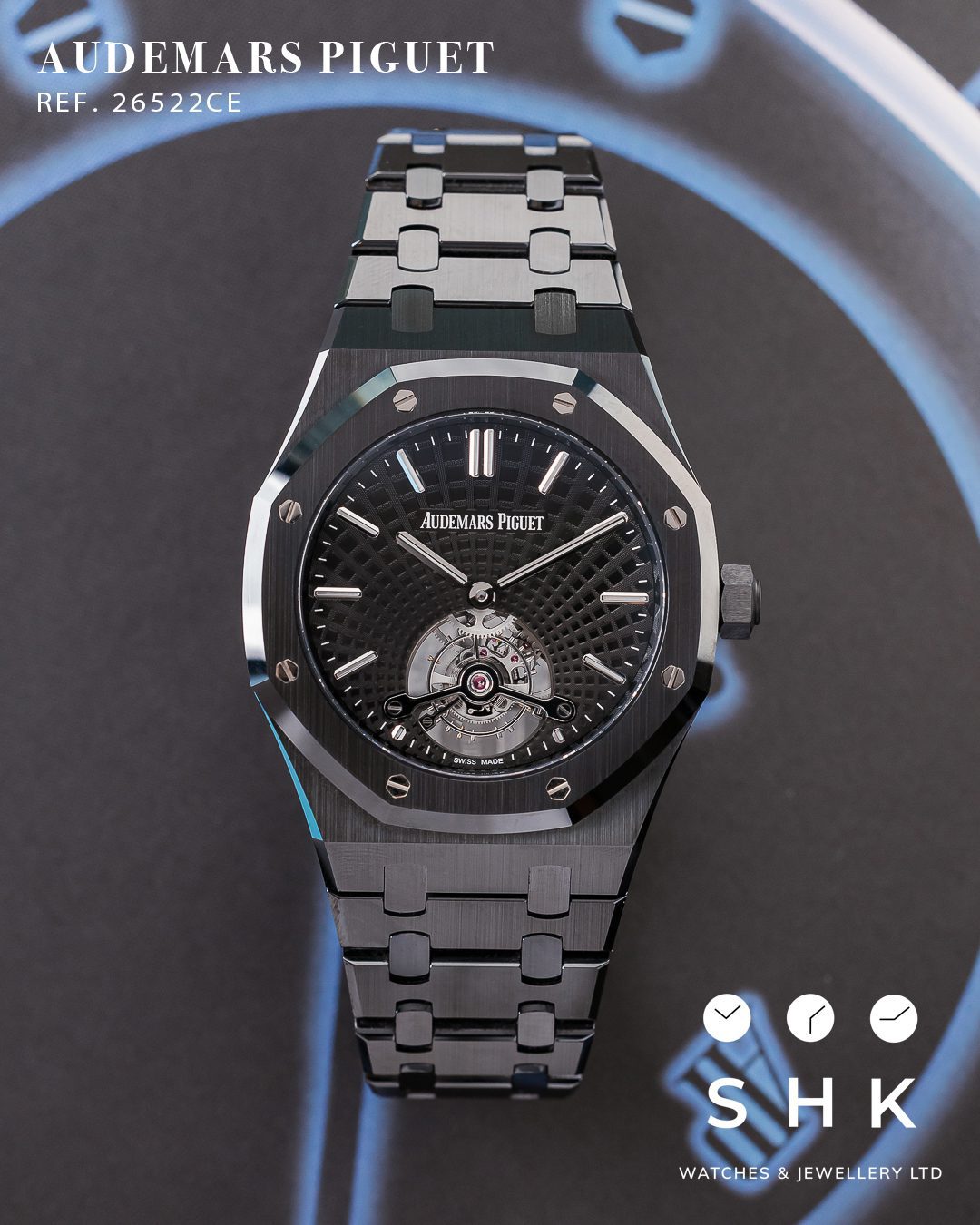 Audemars Piguet Royal Oak Tourbillon Extra Thin Black Ceramic 26522CE.OO.1225CE.01 - Image 5