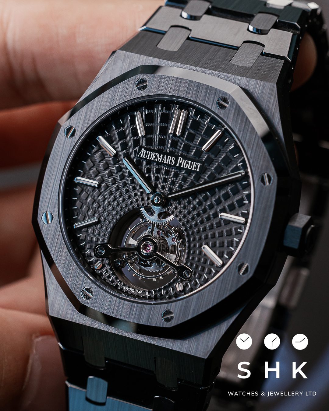 Audemars Piguet Royal Oak Tourbillon Extra Thin Black Ceramic 26522CE.OO.1225CE.01 - Image 7