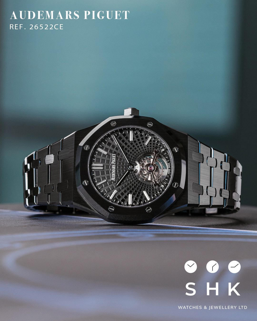 Audemars Piguet Royal Oak Tourbillon Extra Thin Black Ceramic 26522CE.OO.1225CE.01 - Image 3