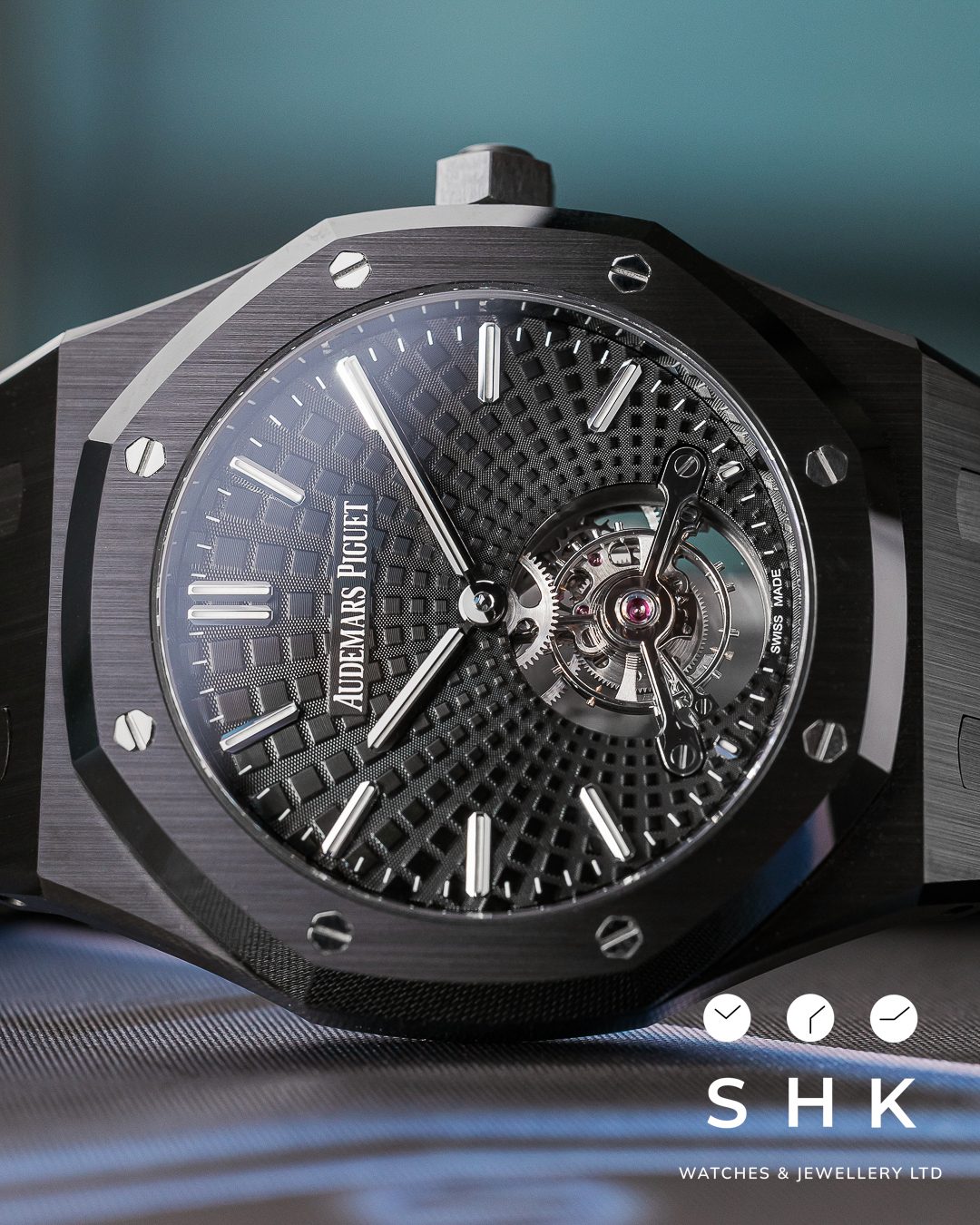 Audemars Piguet Royal Oak Tourbillon Extra Thin Black Ceramic 26522CE.OO.1225CE.01 - Image 4