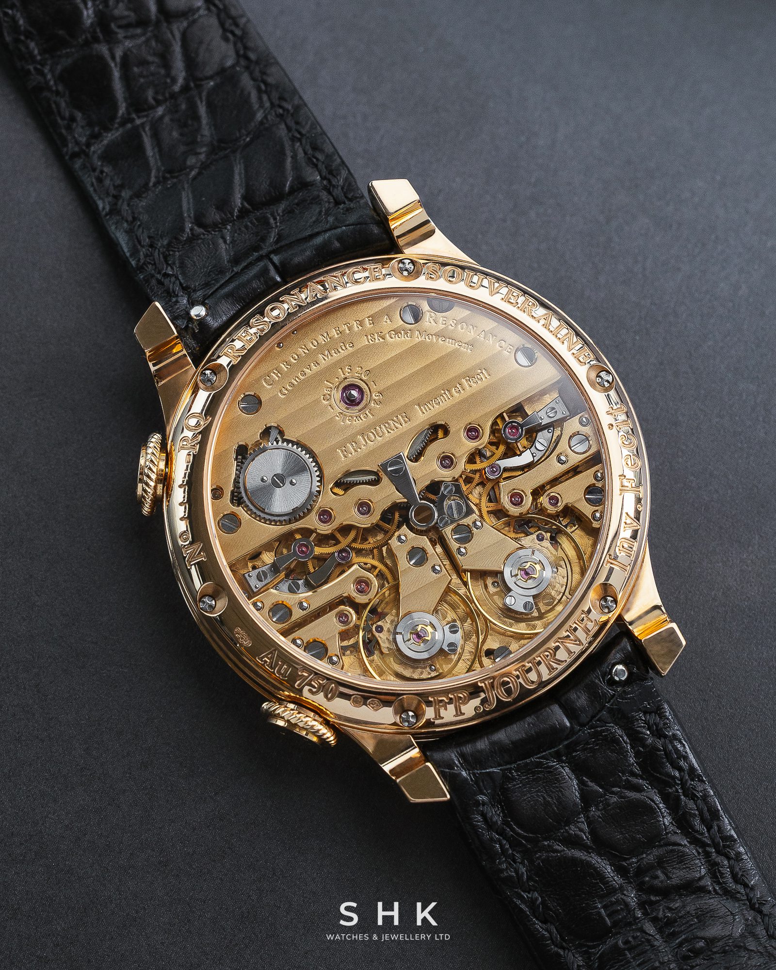F.P.Journe Chronomètre À Résonance Ref. RQ Rose Gold Salmon Dial - Image 5