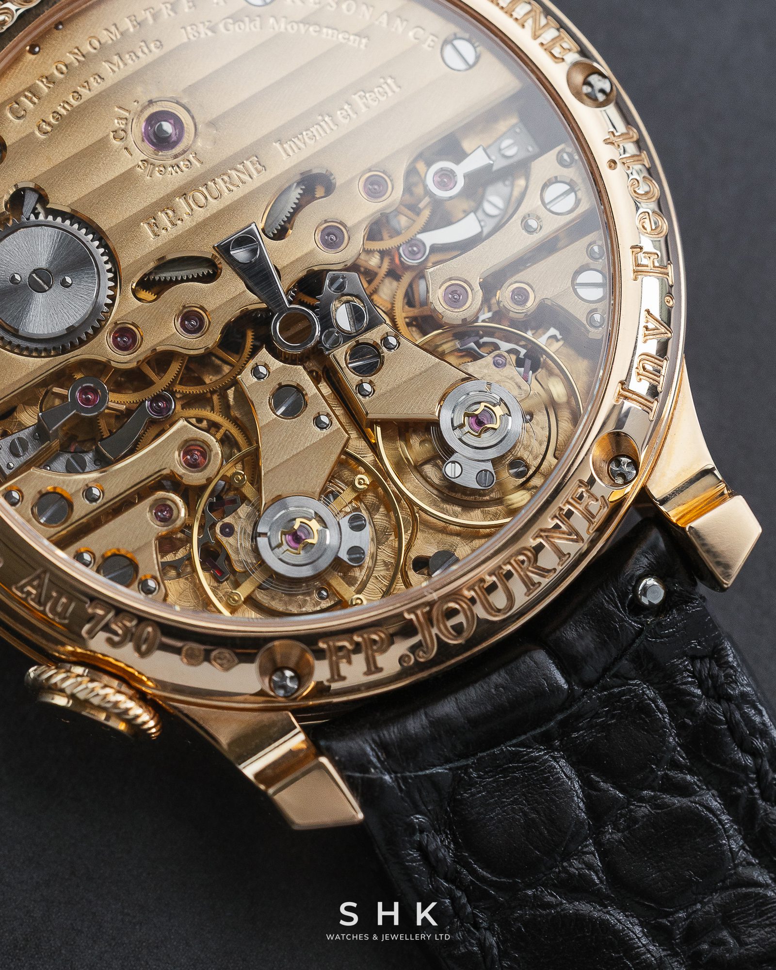 F.P.Journe Chronomètre À Résonance Ref. RQ Rose Gold Salmon Dial - Image 6