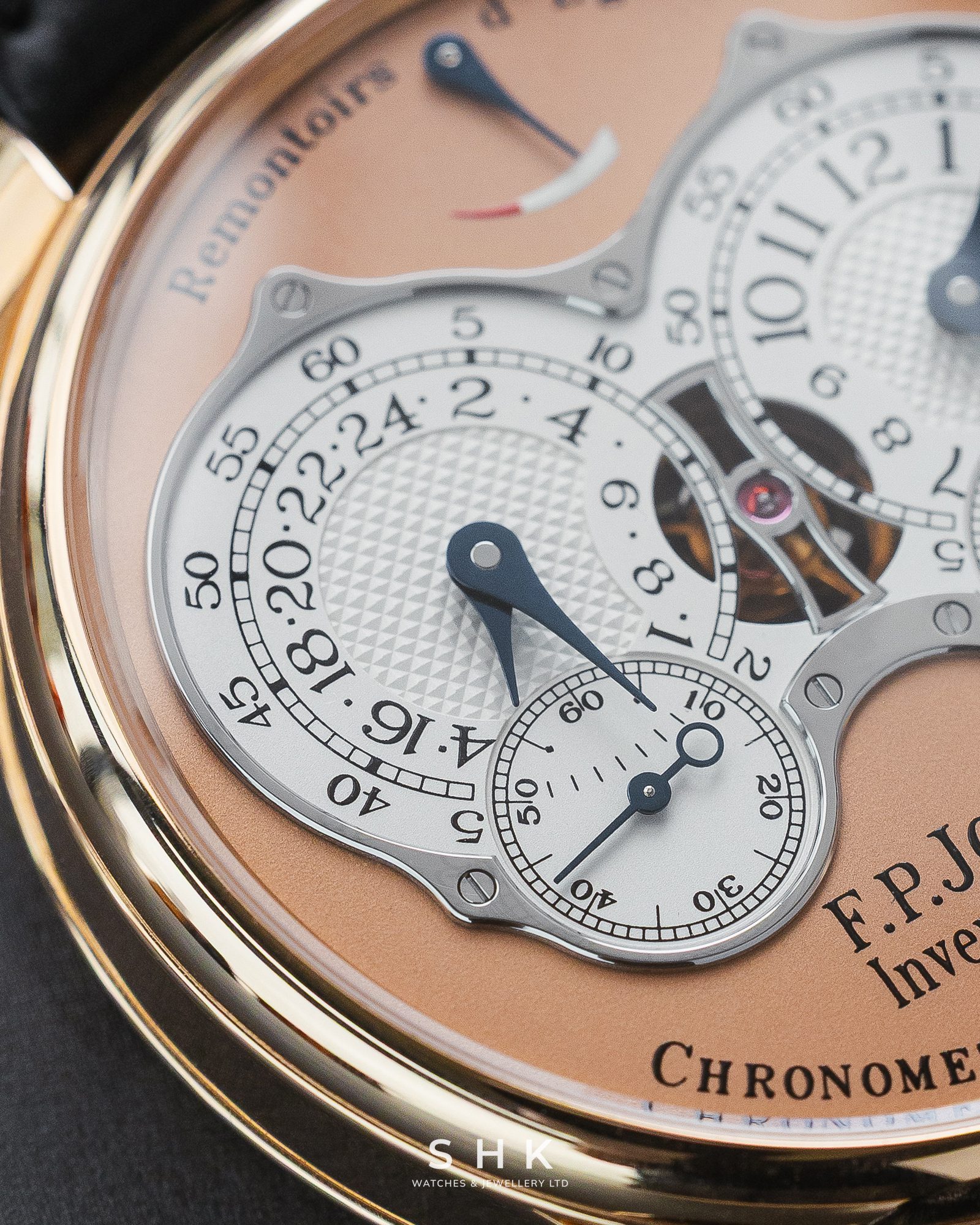F.P.Journe Chronomètre À Résonance Ref. RQ Rose Gold Salmon Dial - Image 9