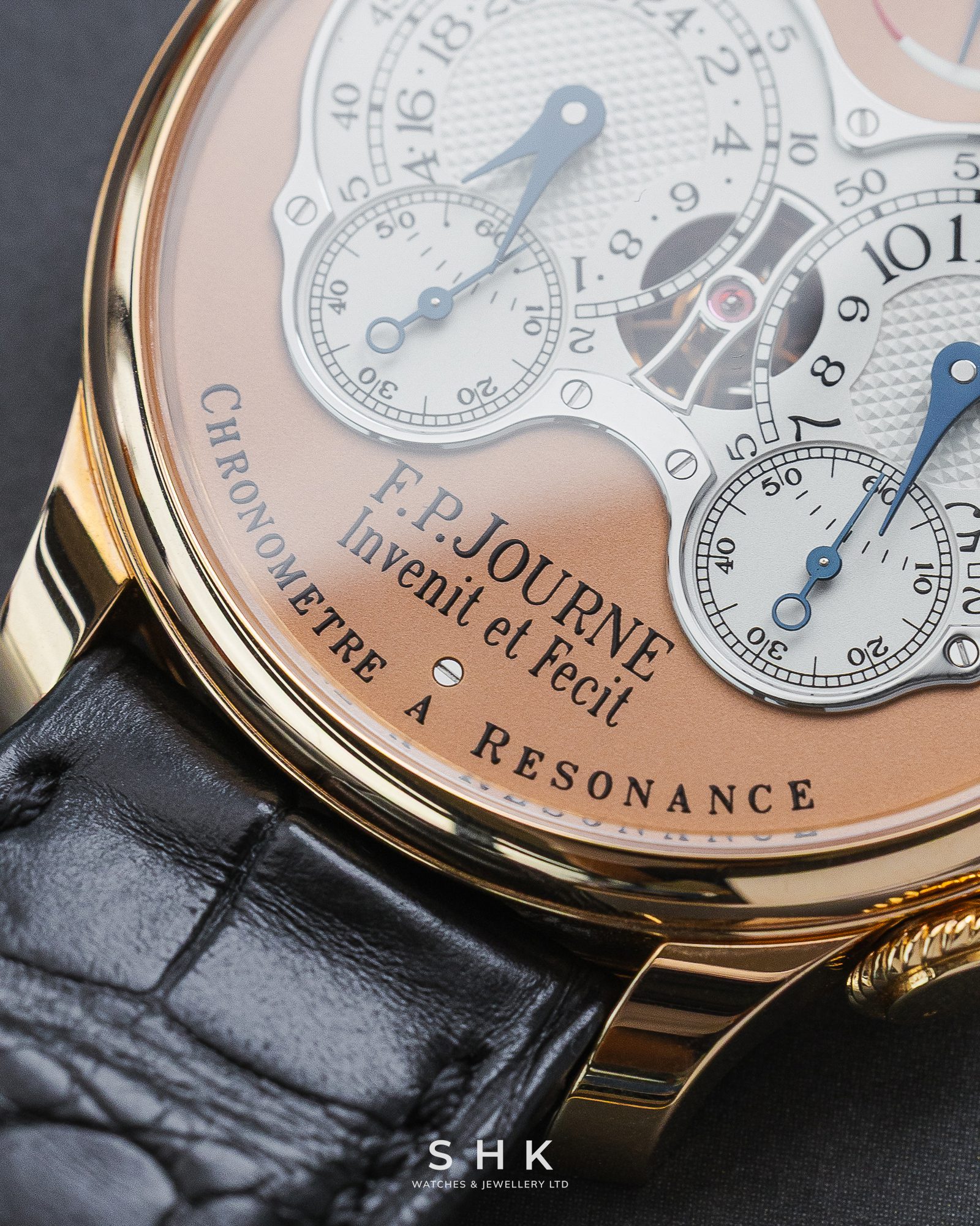 F.P.Journe Chronomètre À Résonance Ref. RQ Rose Gold Salmon Dial - Image 7