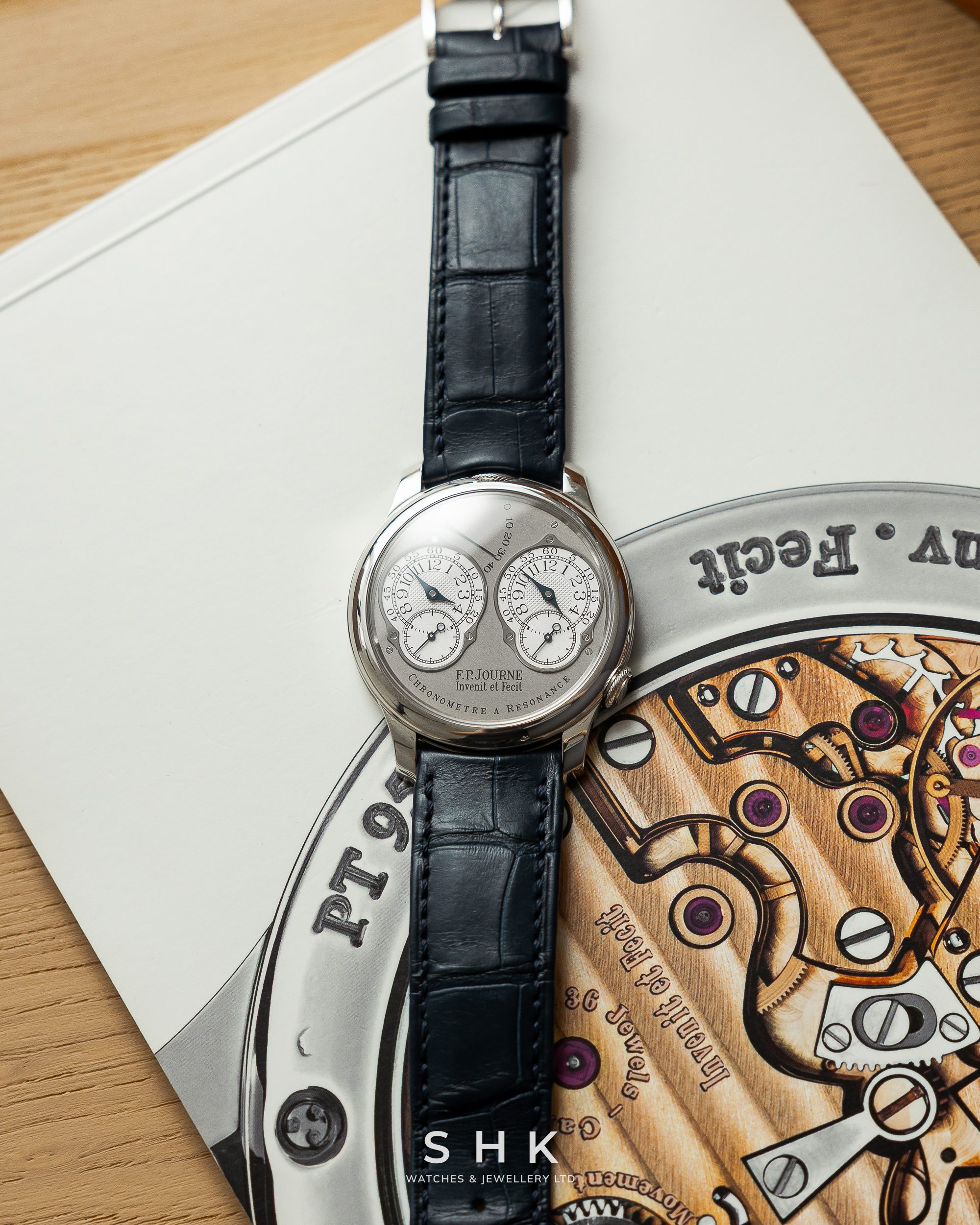 F.P.Journe Chronomètre À Résonance Ref. RN Platinum Grey Dial - Image 10