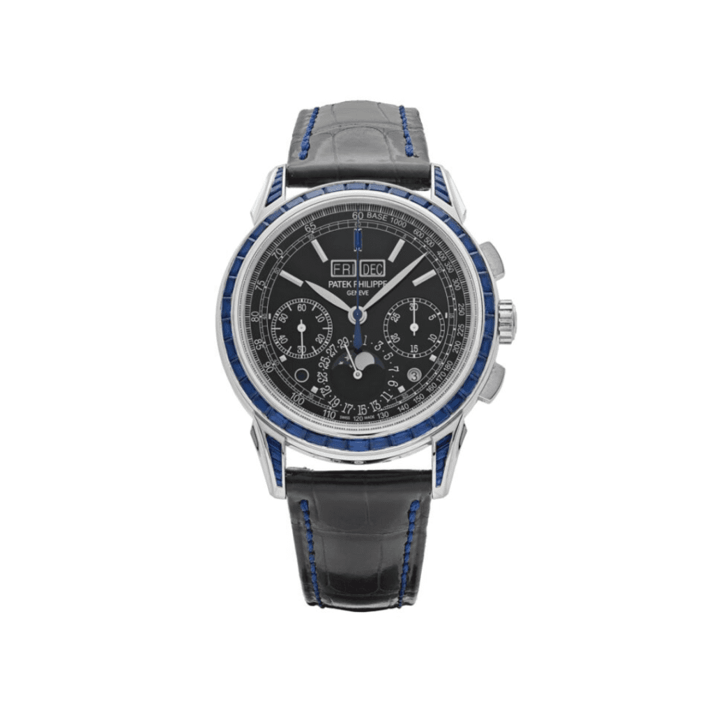 Patek Philippe Grand Complications 5271/11P-001 Moon Phases Platinum Black Dial Sapphire Bezel