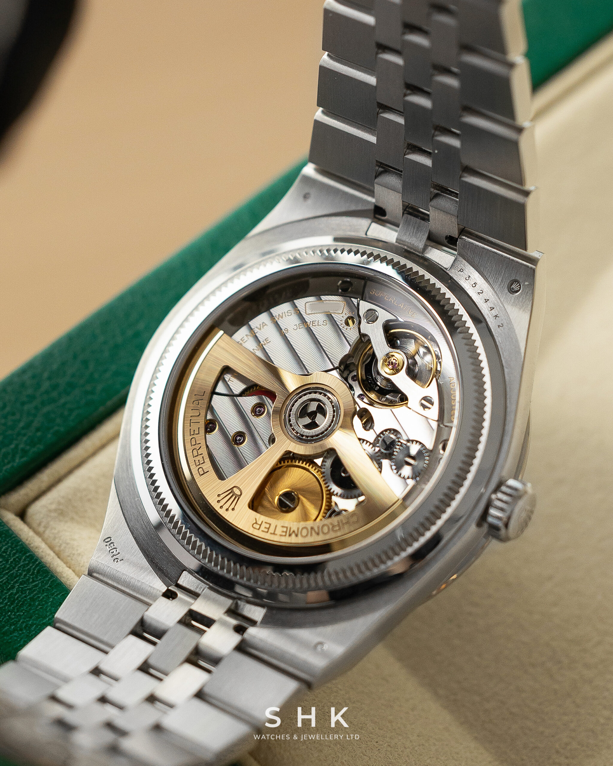 Rolex Land-Dweller 127286TBR Platinum Ice Blue Dial Diamond Bezel - Image 6