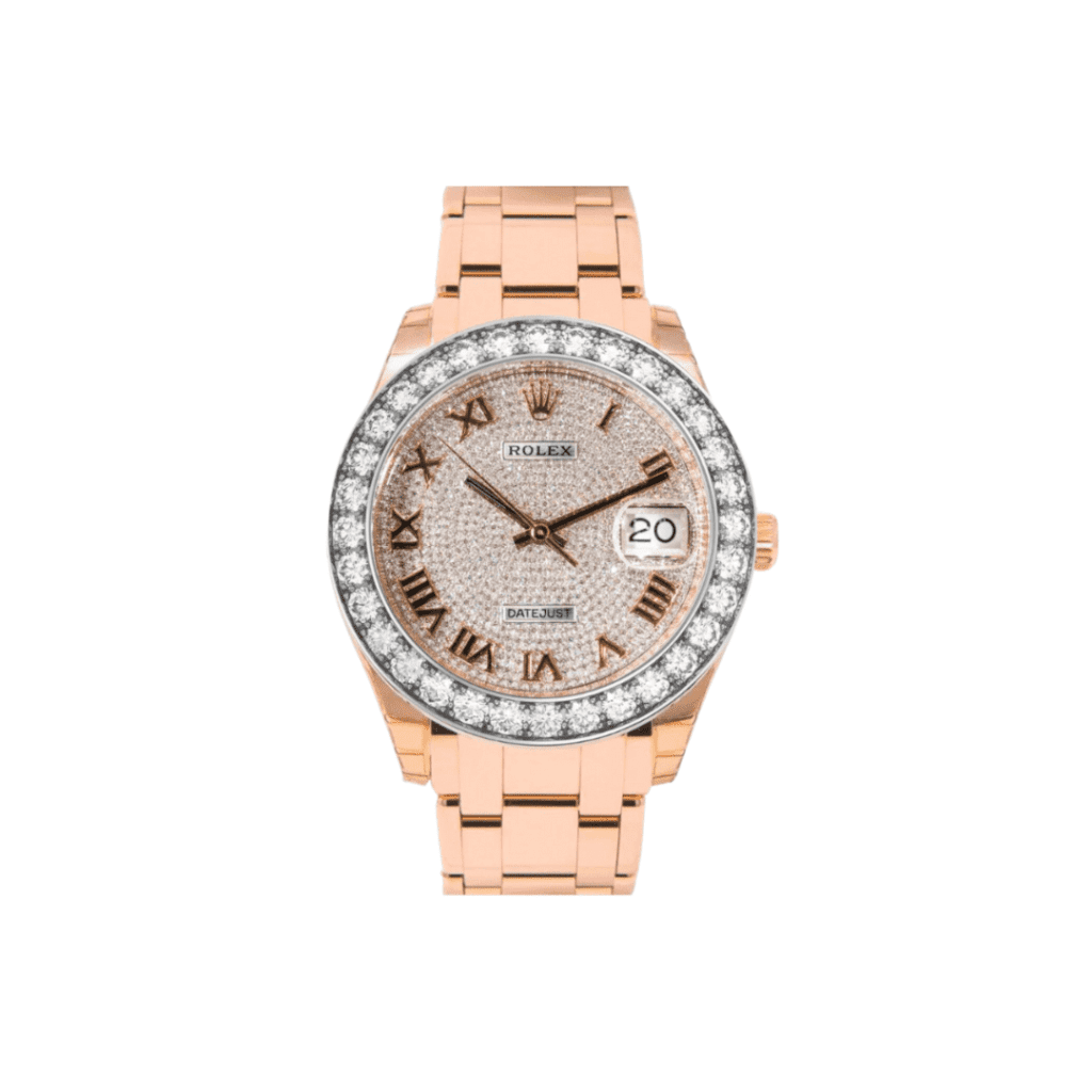 Rolex Datejust 39 Pearlmaster 86285 Diamond Paved