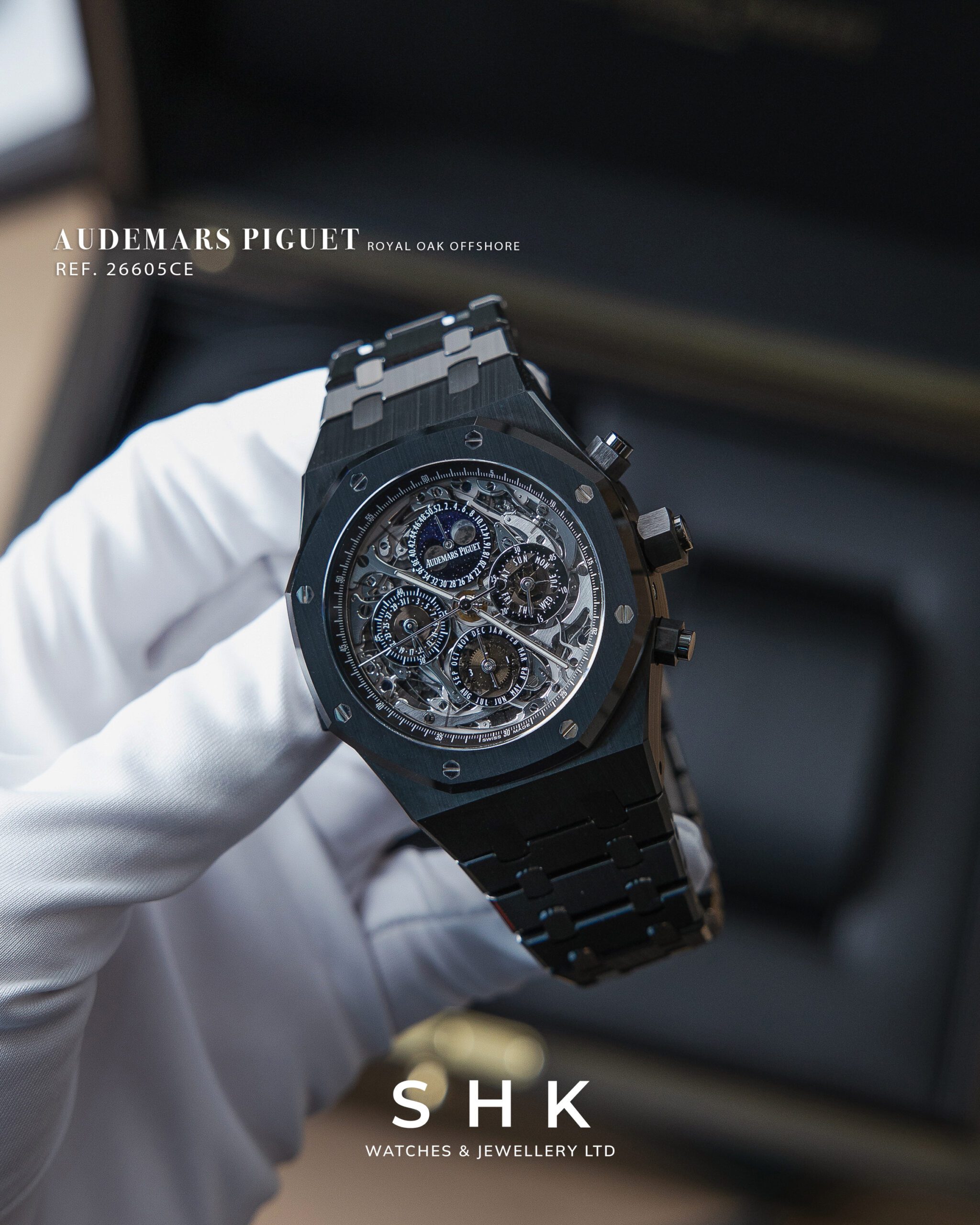 Audemars Piguet Royal Oak 26605CE Grand Complications Perpetual Calendar Black Ceramic - Image 7