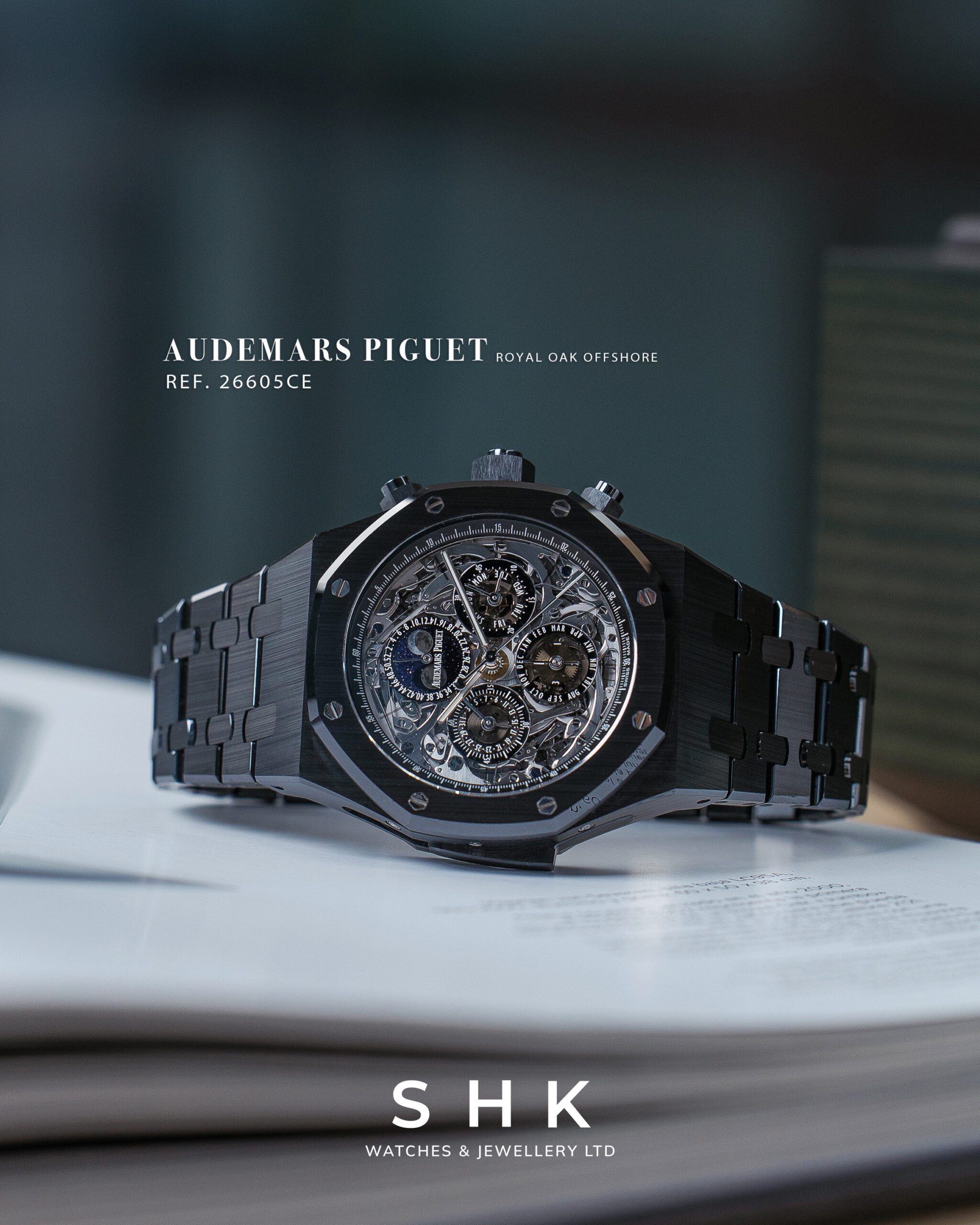Audemars Piguet Royal Oak 26605CE Grand Complications Perpetual Calendar Black Ceramic - Image 3