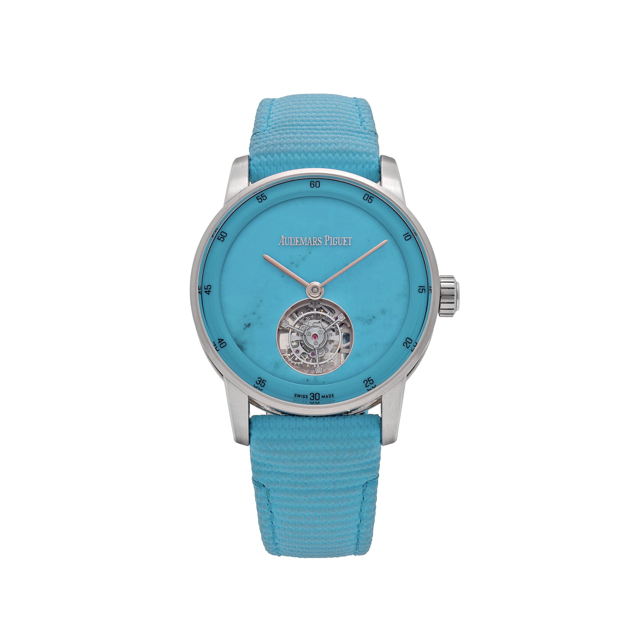Audemars Piguet Code 11.59 26396PN.OO.D326VE.98 Flying Tourbillon White Gold Platinum Turquoise Stone Dial Limited Edition