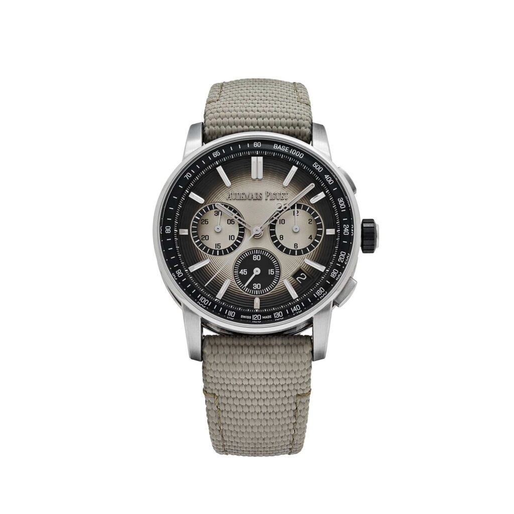 Audemars Piguet Code 11.59 Chronograph 26393QT.OO.A064KB.01 Stainless Steel Black Ceramic Beige Dial