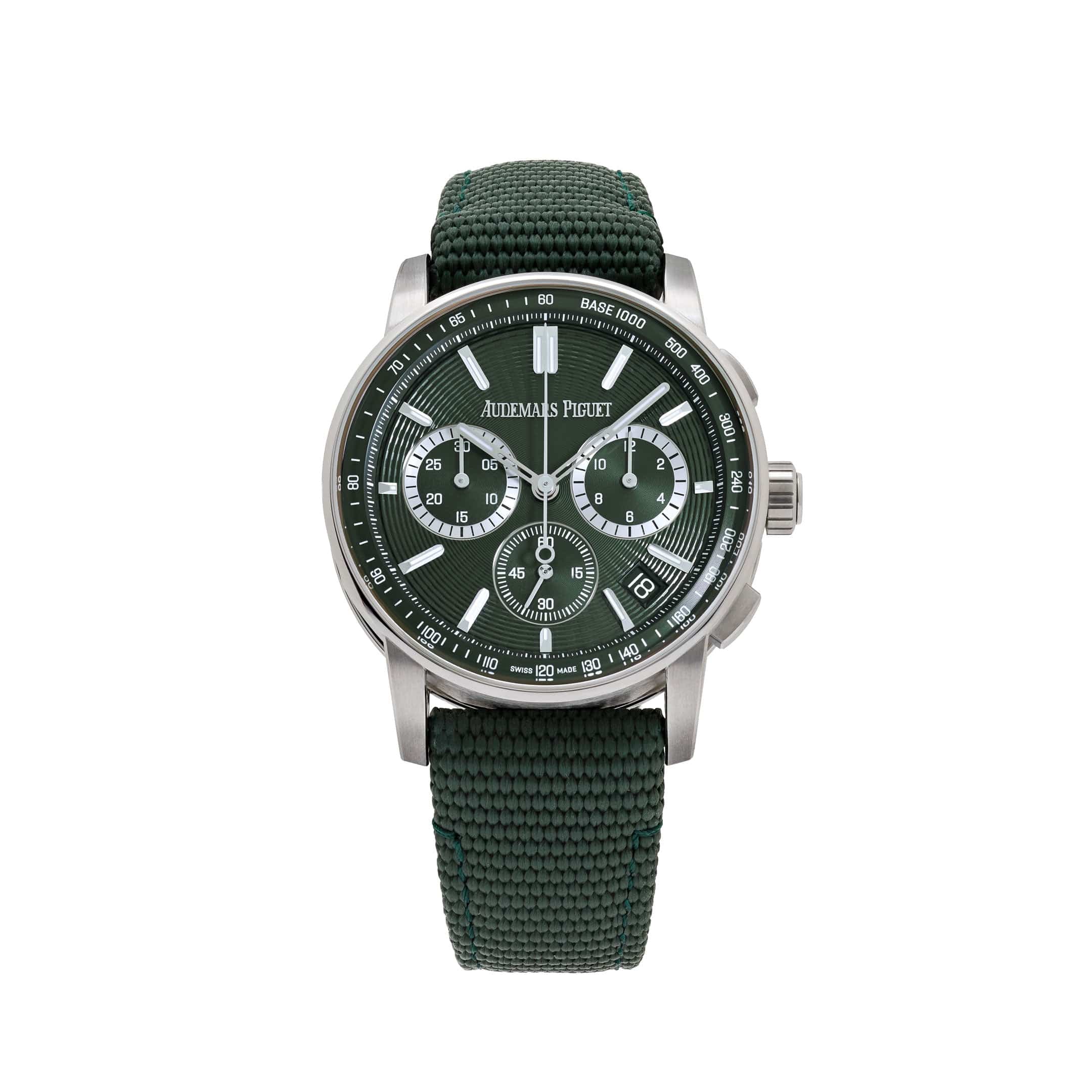 Audemars Piguet Code 11.59 Chronograph 26393ST.OO.A056KB.01 Stainless Steel Green Dial