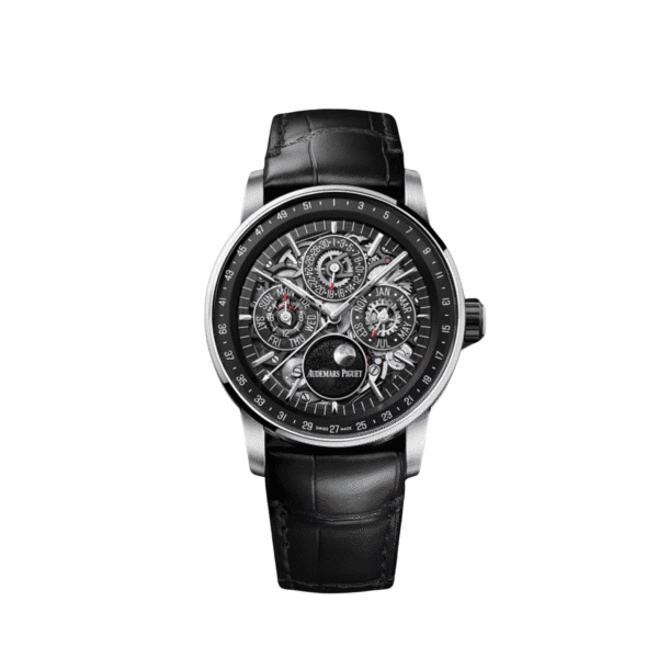 Audemars Piguet Code 11.59 Perpetual Calendar 26443NB.OO.D002CR.01 White Gold Black Ceramic Openworked Dial