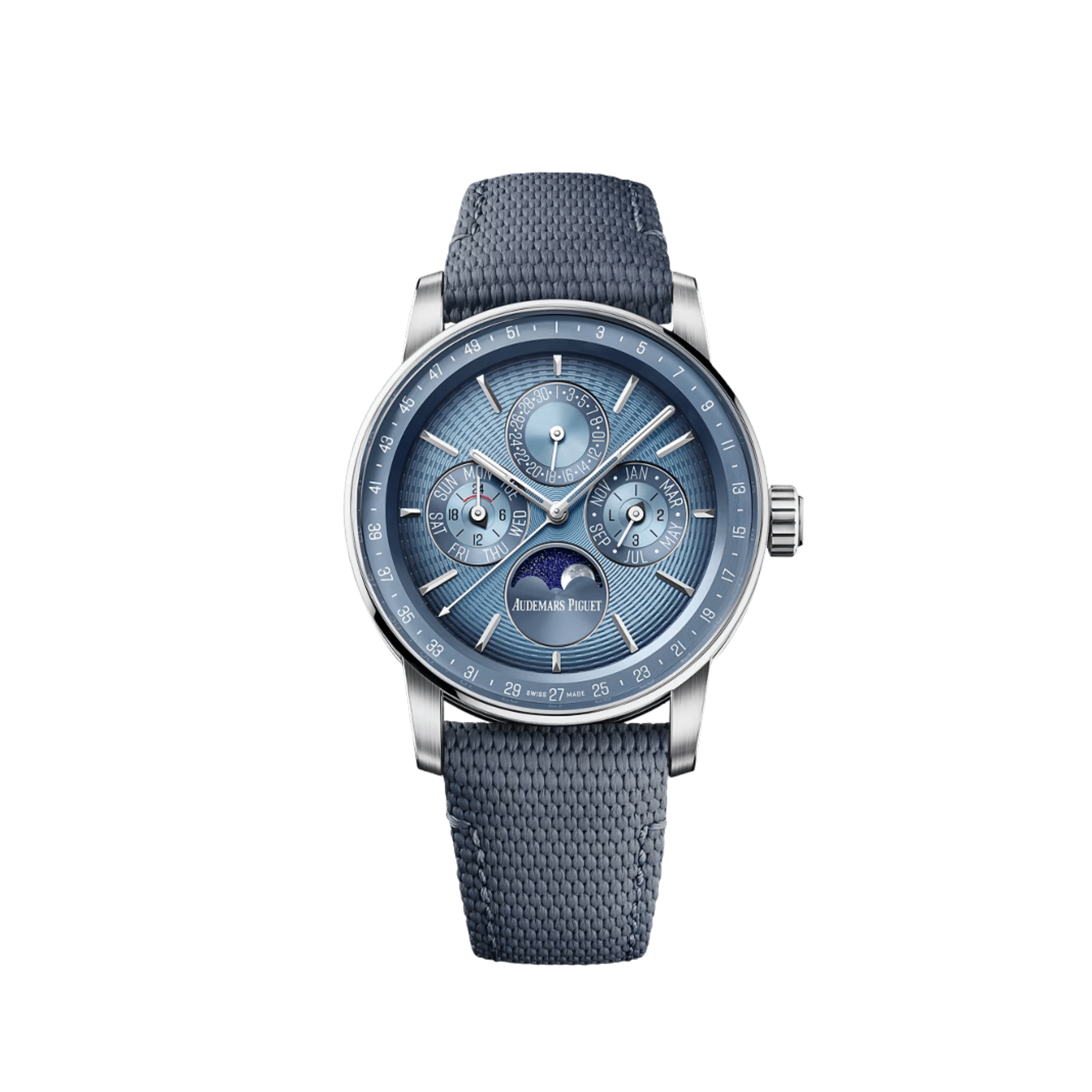 Audemars Piguet Code 11.59 Perpetual Calendar 26494BC.OO.D350KB.01 White Gold Blue Dial
