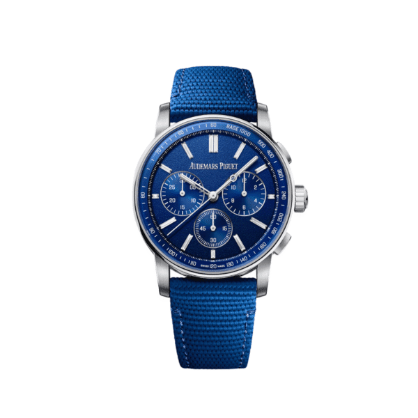 Audemars Piguet Code 11.59 Selfwinding Chronograph 26439NB.OO.A346KB.01 Blue Ceramic White Gold Tuscany Blue Diamond Dial