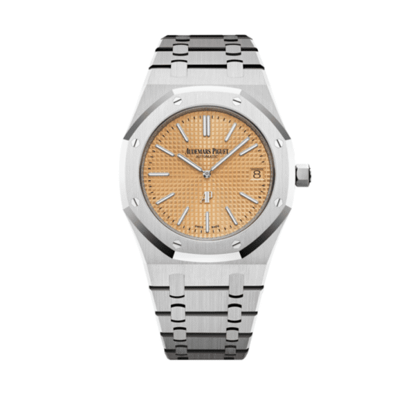 Audemars Piguet Royal Oak 15202BC 'Jumbo' Extra-Thin White Gold Salmon Dial