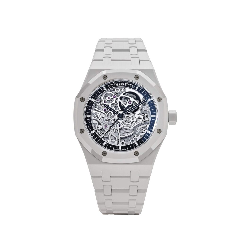 Audemars Piguet Royal Oak 15416CB ‘Middle East Edition’ Double Balance Wheel Openworked White Ceramic Limited Edition Of 30