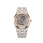 Audemars Piguet Royal Oak 15417OR Double Balance Wheel Openworked Baguette Bezel