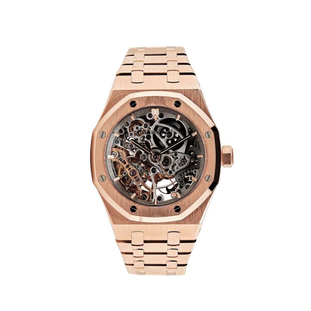 Audemars Piguet Royal Oak 15467OR Double Balance Wheel Openworked Rose Gold