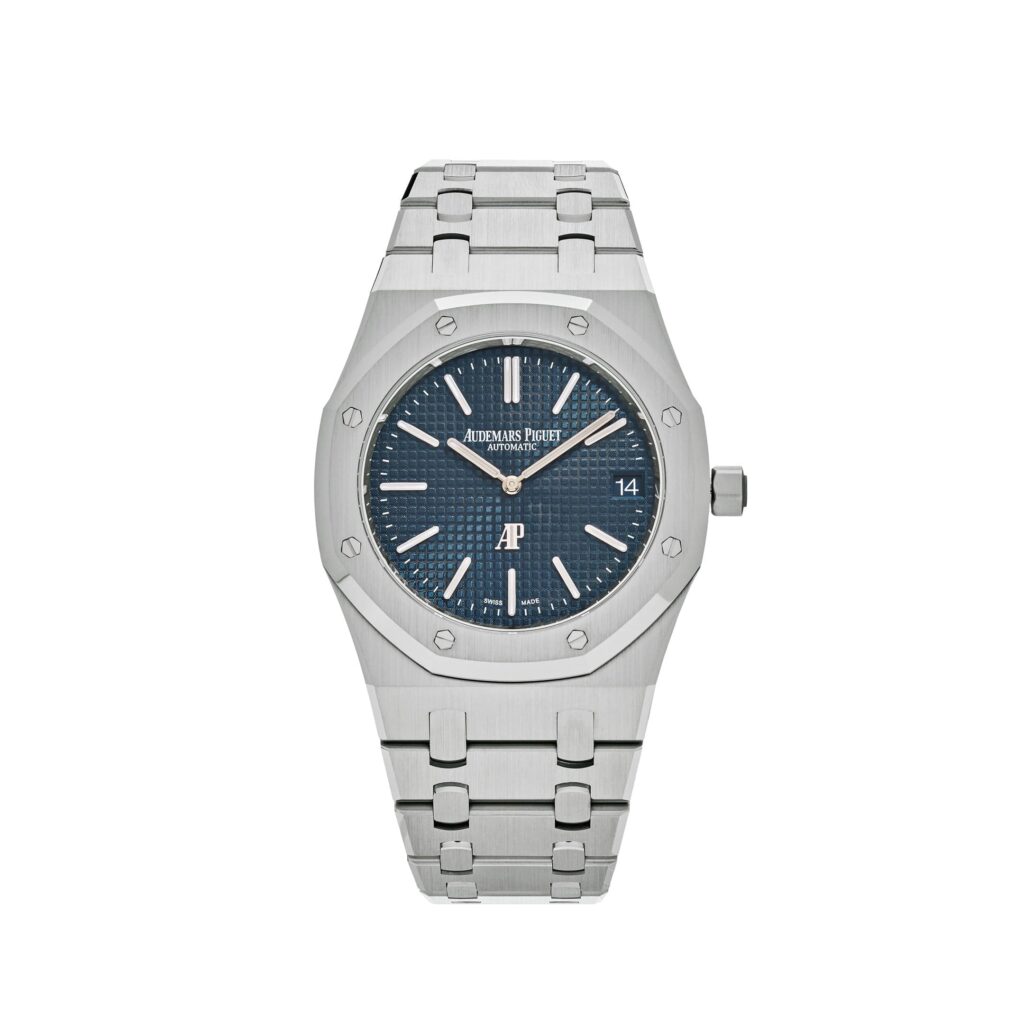 Audemars Piguet Royal Oak 16202ST ‘Jumbo’ Extra-Thin 50th Anniversary Stainless Steel Blue Dial