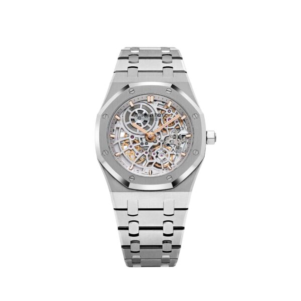 Audemars Piguet Royal Oak 16204ST 'Jumbo Extra-Thin' 50th Anniversary Stainless Steel Openworked