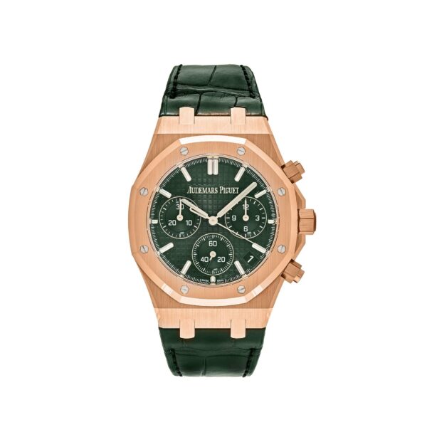 Audemars Piguet Royal Oak 26240OR Chronograph '50th Anniversary' Rose Gold Green Dial