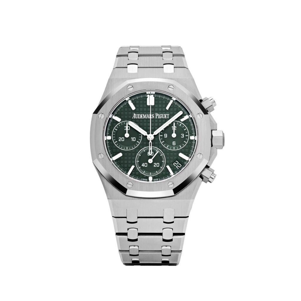 Audemars Piguet Royal Oak 26240ST Selfwinding Chronograph ’50th Anniversary’ Stainless Steel Khaki Green Dial
