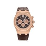 Audemars Piguet Royal Oak 26331OR Selfwinding Chronograph Rose Gold Brown Dial