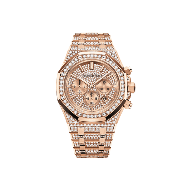 Audemars Piguet Royal Oak 26333OR Chronograph Rose Gold Diamond Set