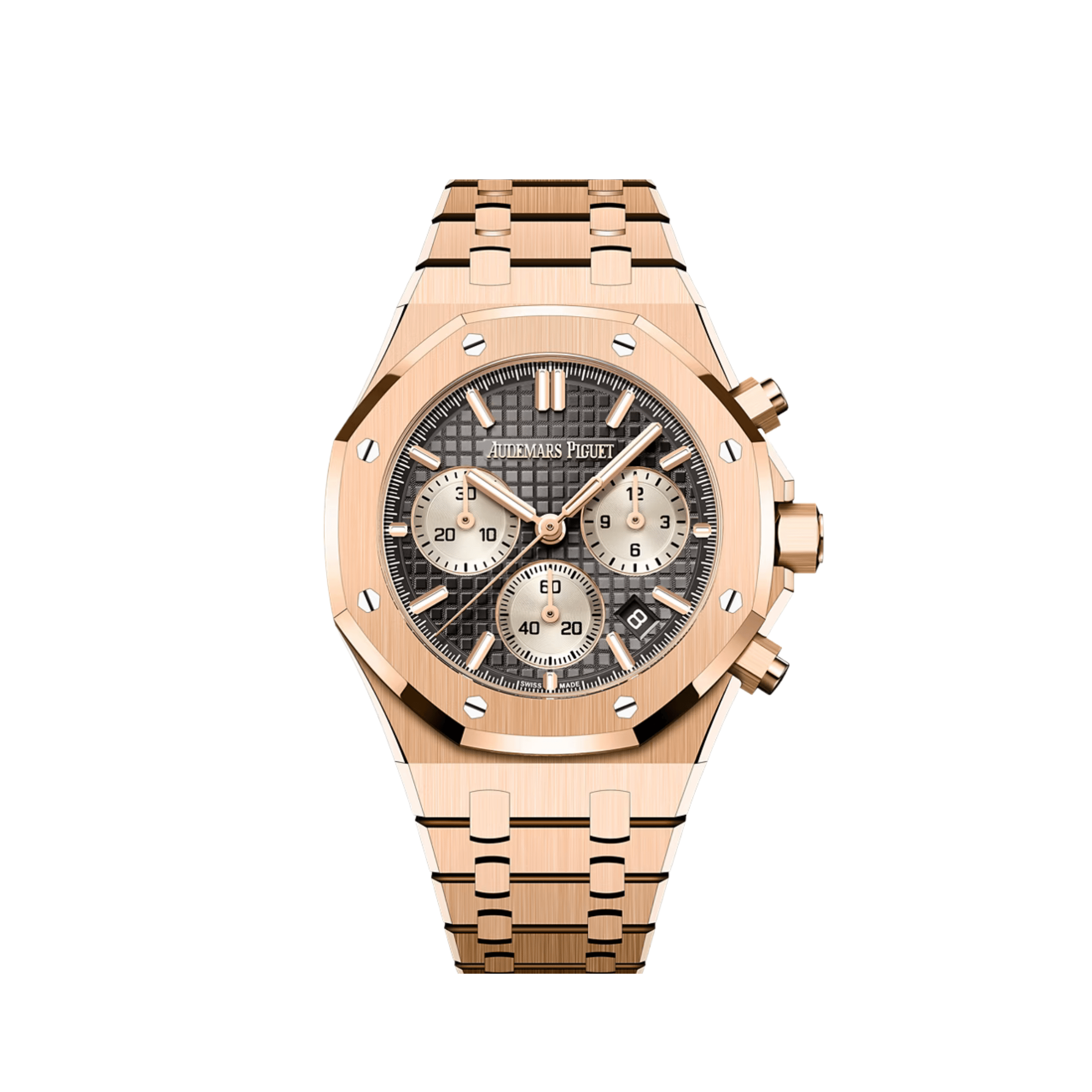 Audemars Piguet Royal Oak 26450OR Chronograph Rose Gold Grey Dial
