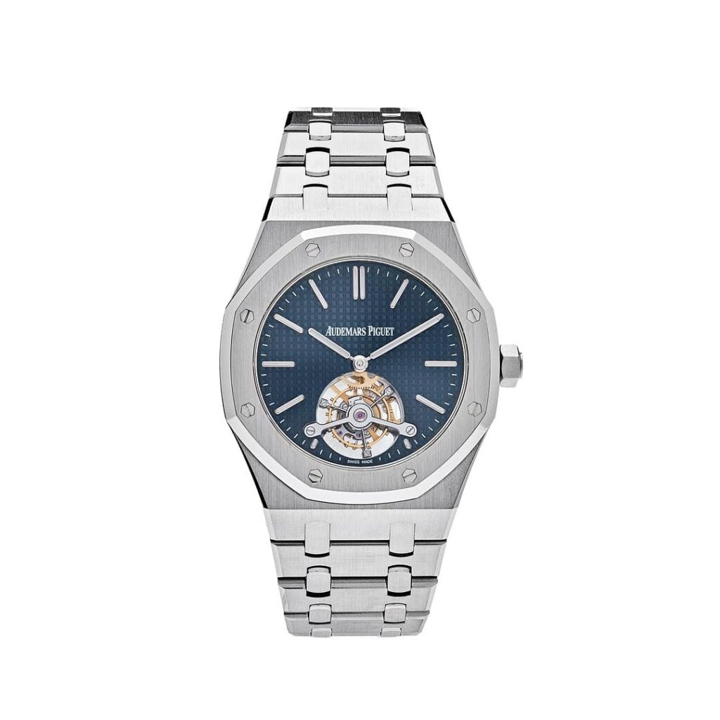 Audemars Piguet Royal Oak 26510ST Tourbillon Extra-Thin Steel Blue Dial