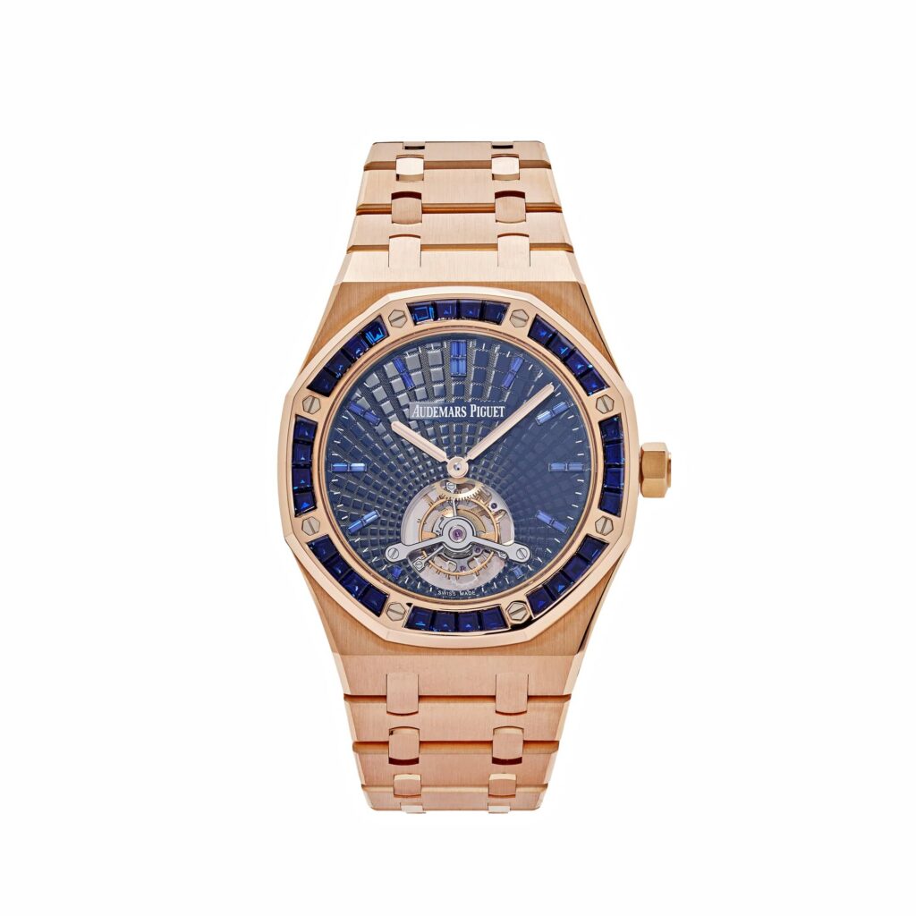 Audemars Piguet Royal Oak 26521OR ‘Extra-Thin’ Tourbillon Rose Gold Blue Sapphire