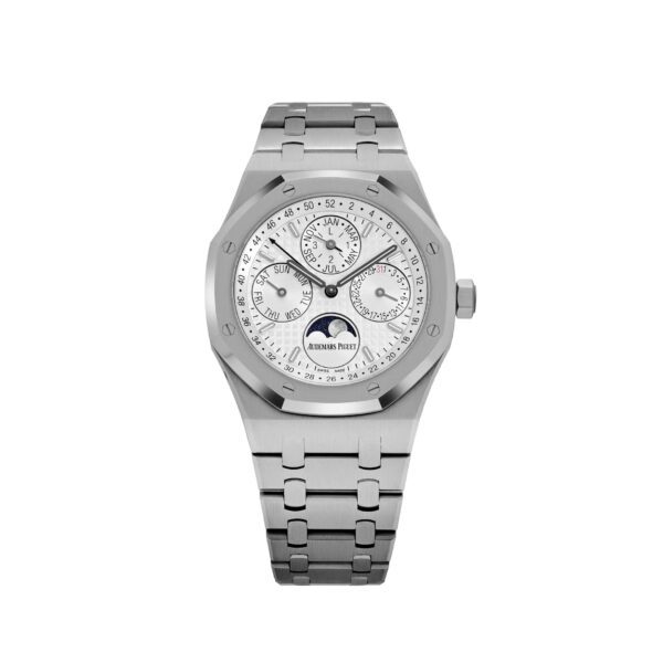 Audemars Piguet Royal Oak 26574ST Perpetual Calendar Stainless Steel White Dial