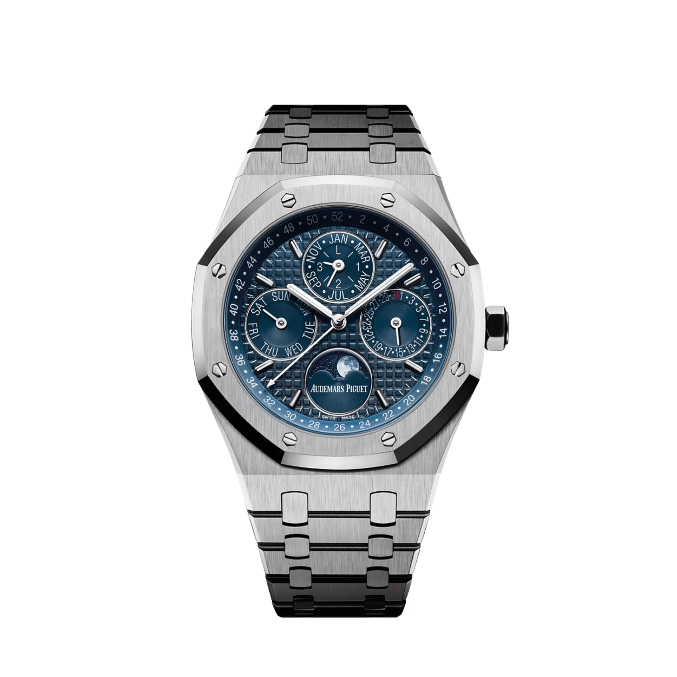 Audemars Piguet Royal Oak 26574ST Perpetual Calendar Stainless Steel Dark Blue Dial