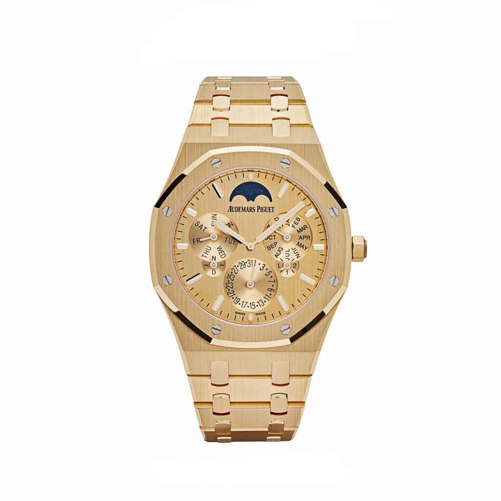 Audemars Piguet Royal Oak 26586BA Perpetual Calendar RD2 Ultra-Thin ‘Greater China Edition’ Yellow Gold Champagne Dial Limited Edition Of 88