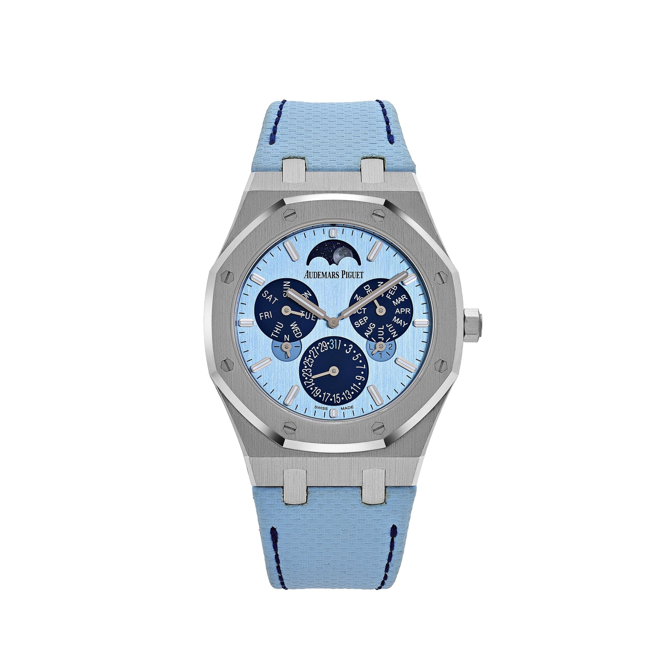 Audemars Piguet Royal Oak 26586BC Perpetual Calendar RD2 Ultra-Thin “Luminary” White Gold Light Blue Limited Edition Of 25
